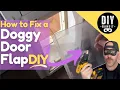 How to DIY Fix Repair a Broken Doggy Door Flap Avoid Buying a Replacement Save 20 - 30