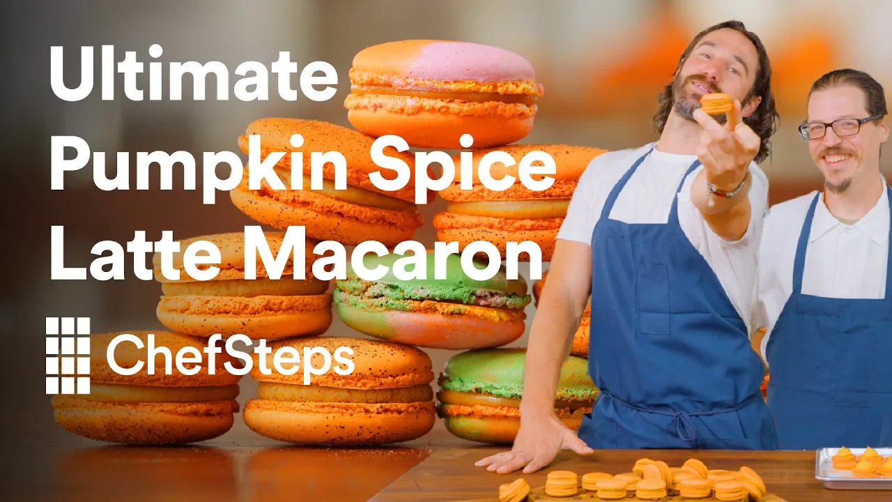 How to Make the Ultimate French Macaron   Pumpkin Spiced Latte   ChefSteps