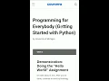 Python for everyone Week 3 quiz answer Coursera