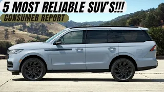 Top 5 Most Reliable Full-Size SUVs of 2024 2025 Chevy Suburban Ford Expedition GMC Yukon