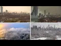 Chicago s Cornucopia of Weather Dust Thunder Rain Snow Rainbow Sunset
