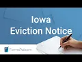 Iowa Eviction Notice - GUIDE