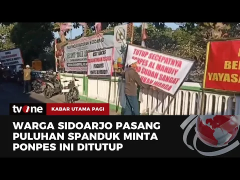 Dugaan Asusila, Warga Demo Ponpes di Sidoarjo