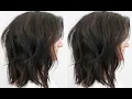 Quick Haircut Shaggy Medium Length Bob Haircut Disconnected