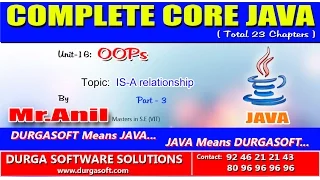 Core Java OOPs IS A relationship Part - 3