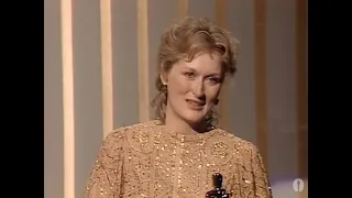 Meryl Streep thanks Kevin Kline and Peter MacNicol