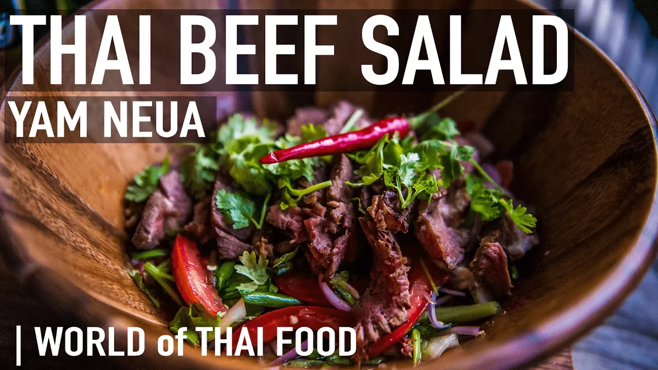 How To Make Thai Spicy Beef Salad - Yum Neua   Authentic Thai Food   Family Recipe #2