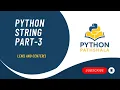 Python String len and center Explained in Hindi Python Tutorial for Beginners Python in Hindi