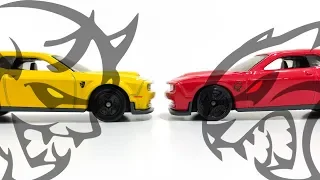 Hot Wheels Challenger SRT Demon Vs Hellcat Review
