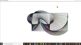 Python Turtle Graphics - Geometrical Design