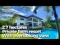 Download Lagu V921-25 Private farm resort 2.7 hectares mini mansion, swimming pool, fruit trees, overlooking view