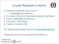 Course Requests in Aeries