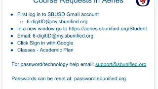 Course Requests in Aeries