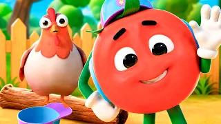 TOMATE DOPPI 🍅 Diversión con el Pollito | Dibujos Animados | WOW CLUB ESPAÑOL