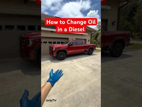 How to PROPERLY Change Oil in a Diesel (My 1st New Truck)