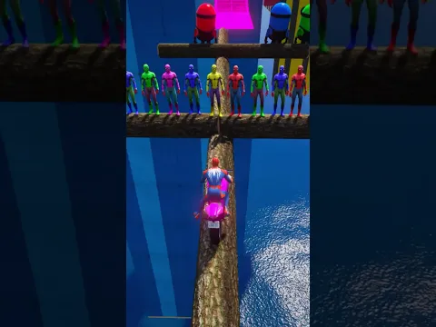 Spider-Man Rescue batman vs iron man vs venom funny Game GTA V superheros