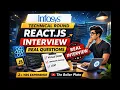 ReactJS Interview Questions Asked in Infosys 2 4 Yrs Experience 2025