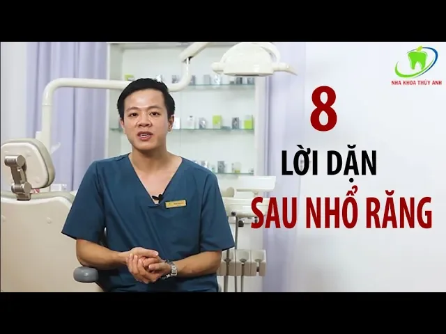 Outline Video 8 Lời Dặn Sau Khi Nhổ Răng - những bạn sắp nhổ răng khôn nhất định phải xem