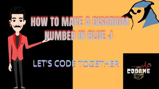 HOW TO MAKE A DISARIUM NUMBER IN BLUEJ BLUE J SUPERB MUST WATCH