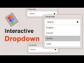 How to Create Dropdown Menu in Figma Figma Tutorial