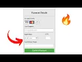 Payment Form Using HTML and CSS Payment From Design HTML CSS