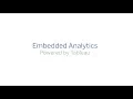 What is embedded analytics