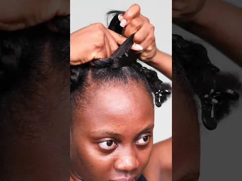 The Bantu Knots on Natural Hair That Broke The Internet 😱 #shorts