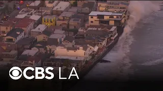 Long Beach issues evacuation orders as powerful waves erode LA County coastline