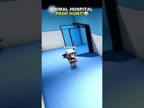 😂 insane animal hospital prop hunt.. #usa