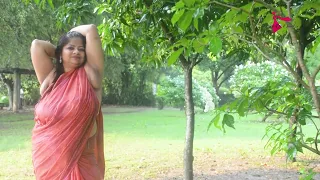saree fashion bong model rai in wet saree