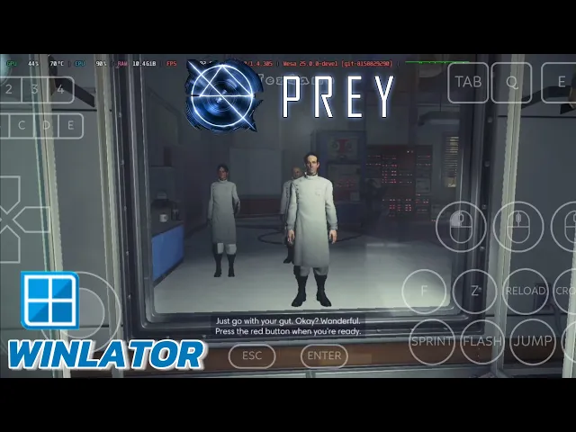 Winlator Glibc - Gameplay PREY (Windows) On Android