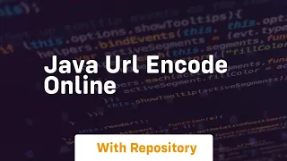java url encode online
