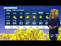 Tuesday afternoon weather forecast with FOX 13 meteorologist Allison Croghan