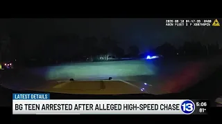Bowling Green leads police on 115 mph chase loses control in roundabout