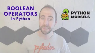 Boolean operators in Python