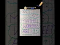 Maths worksheet for 3 years kids