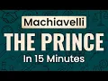 The Prince By Niccoolo Machiavelli In 15 Minutes