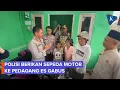 Lagu Kapolres Beri Motor ke Pedagang Es Gabus yang Dituduh Pakai Spons