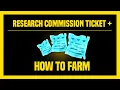 RESEARCH COMMISSION TICKET HOW TO GET MHWI RESEARCH COMMISSION TICKET FARM NO 2