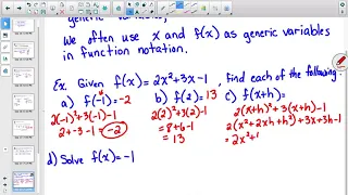 Sect 3 1 Functions and Function Notation