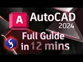 AutoCAD - Tutorial for Beginners in 12 MINUTES FULL GUIDE