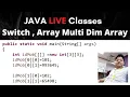 Array and Multi Dimensional Array Core Java Live Training