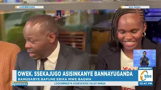 Owek. Ssekajugo Asisinkanye Bannayuganda Abawangaalira mu Luxembourg , Abasabye Okukuuma Obumu