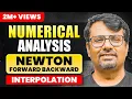 Interpolation Formula - Newton Forward Backward Example and Solution