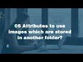HTML Image Tags Attributes English