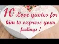 Download Lagu 10 Love quotes for him to express your feelings @itskaylee6602
