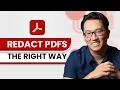 Adobe Acrobat Redact Your PDFs the Right Way