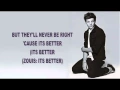 Lagu Better Than Words - One Direction (LYRIC VIDEO)