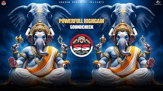 Ganapati Powerful SoundCheck 2026 - High Gain SoundTest - Dj Satish And Sachin - Ganpati SoundCheck