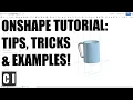 Onshape Beginner Tutorial Tips Tricks Practice - Learn Onshape Follow Along Example